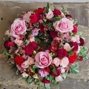 Red And Pink Wreath 