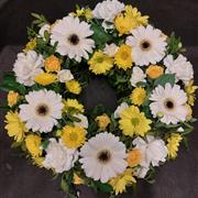 Yellow And White Wreath