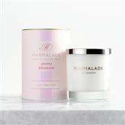 Marmalade Peony Blossom Large Glass Candle